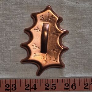 Copper Leaf Wall Hook - Decorative Home Wall Decor